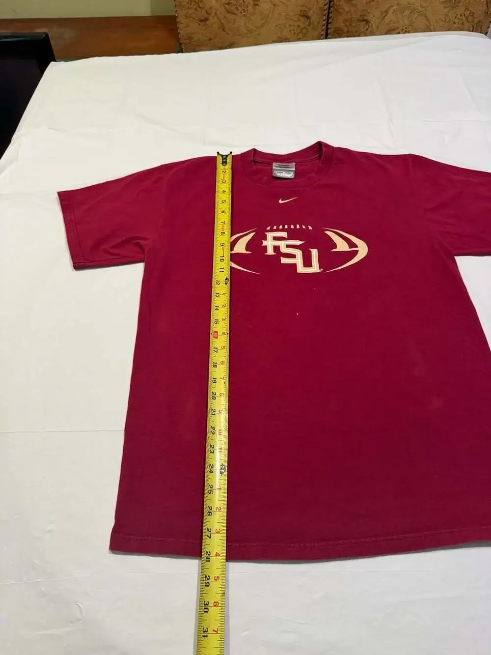 Vintage Nike Florida State University FSU Seminoles Center Swoosh T-Shirt Medium